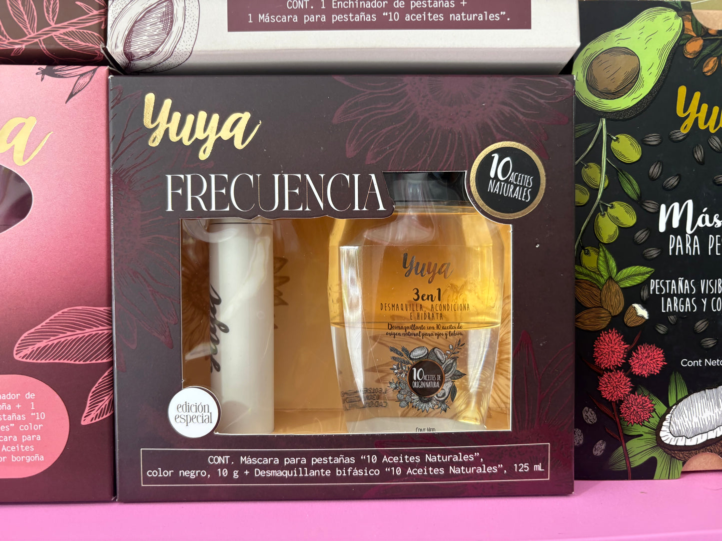 SET FRECUENCIA. Mascara para pestañas + Desmaquillante bifásico