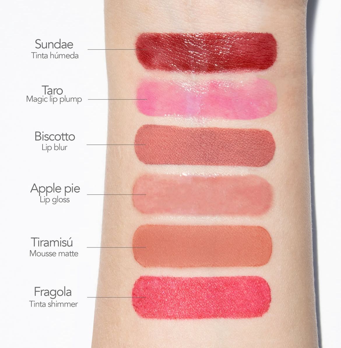 Gelato - Set de 6 Labiales