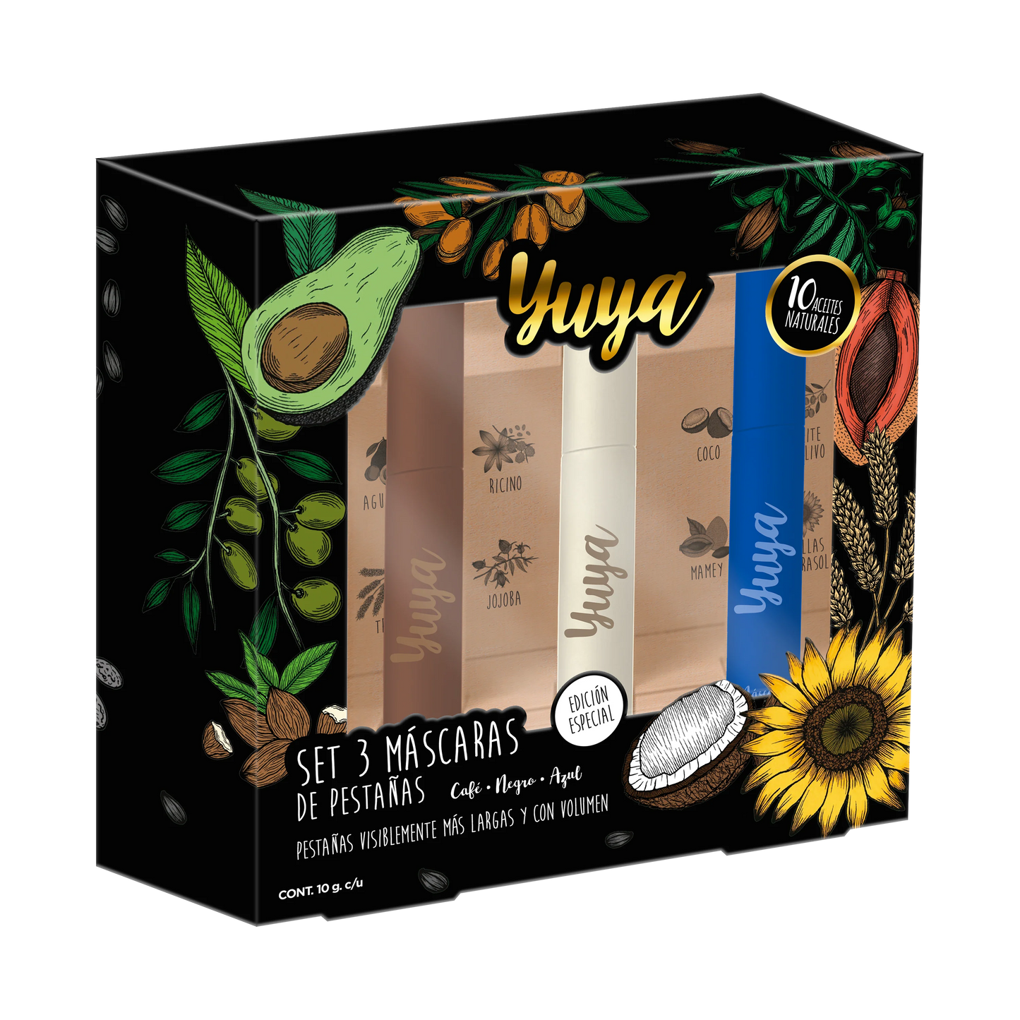 Set 3 Máscaras para Pestañas