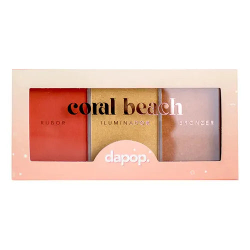 CORAL BEACH- Rubor- Iluminador- Bronzer