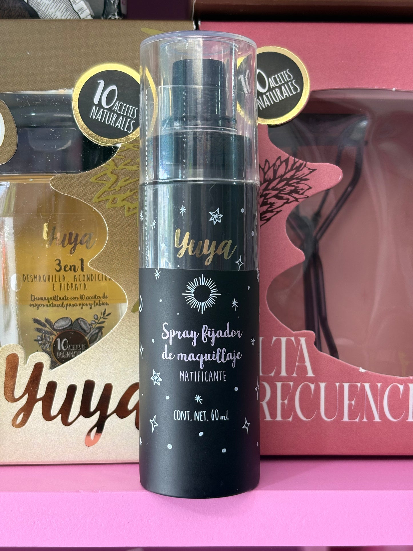 Spray fijador de maquillaje yuya